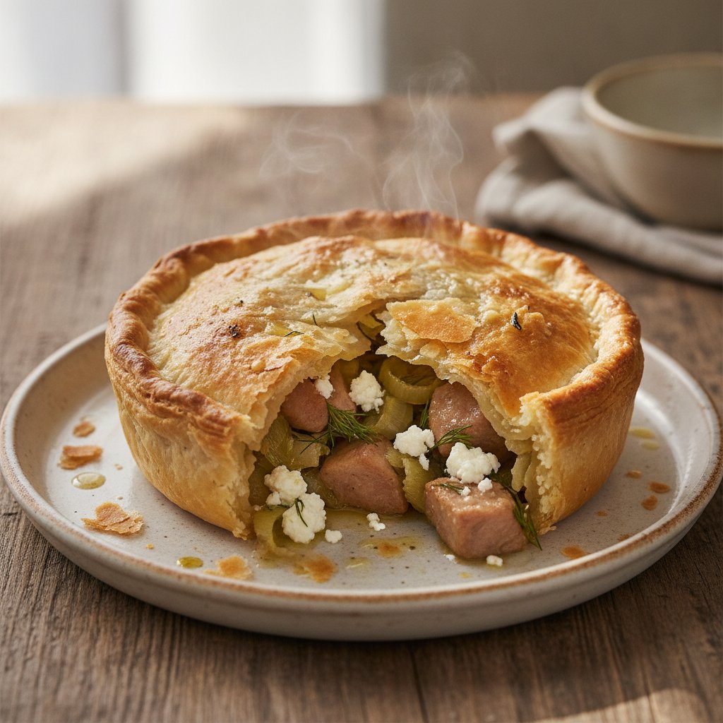 Pork and Leek Pie