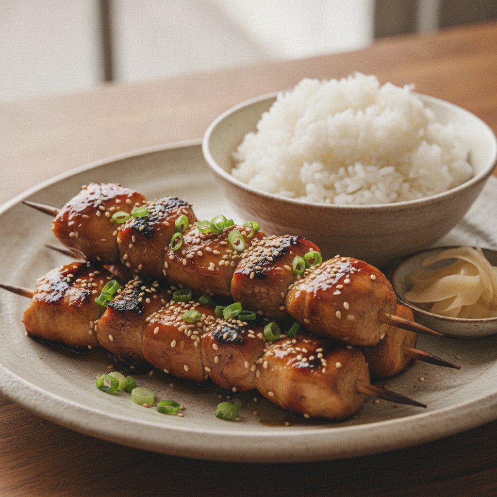 Sweet Soy Chicken Skewers
