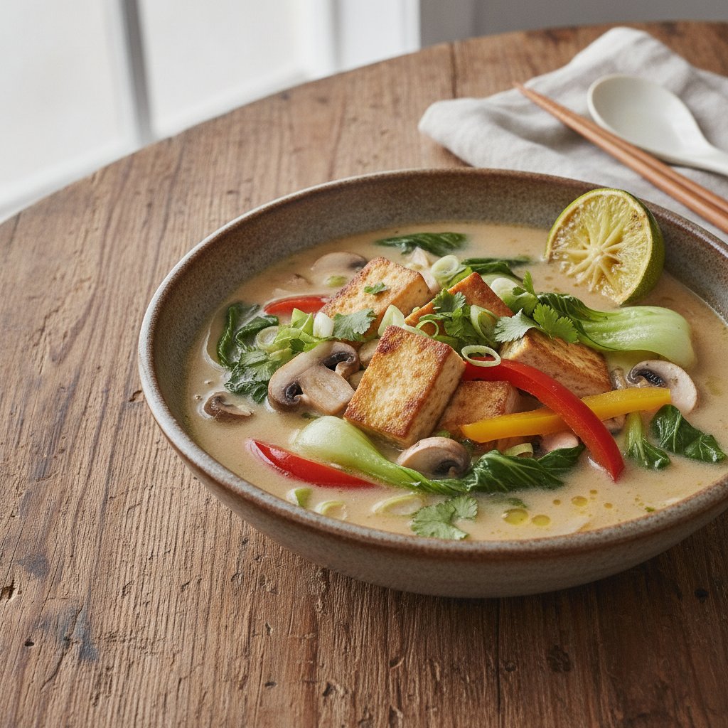 Vegan Coconut Vegetable Soup