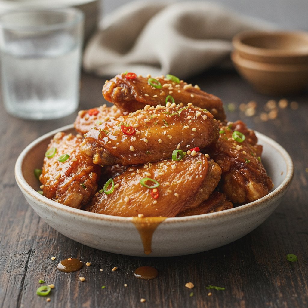 Crispy Fish Sauce Chicken Wings