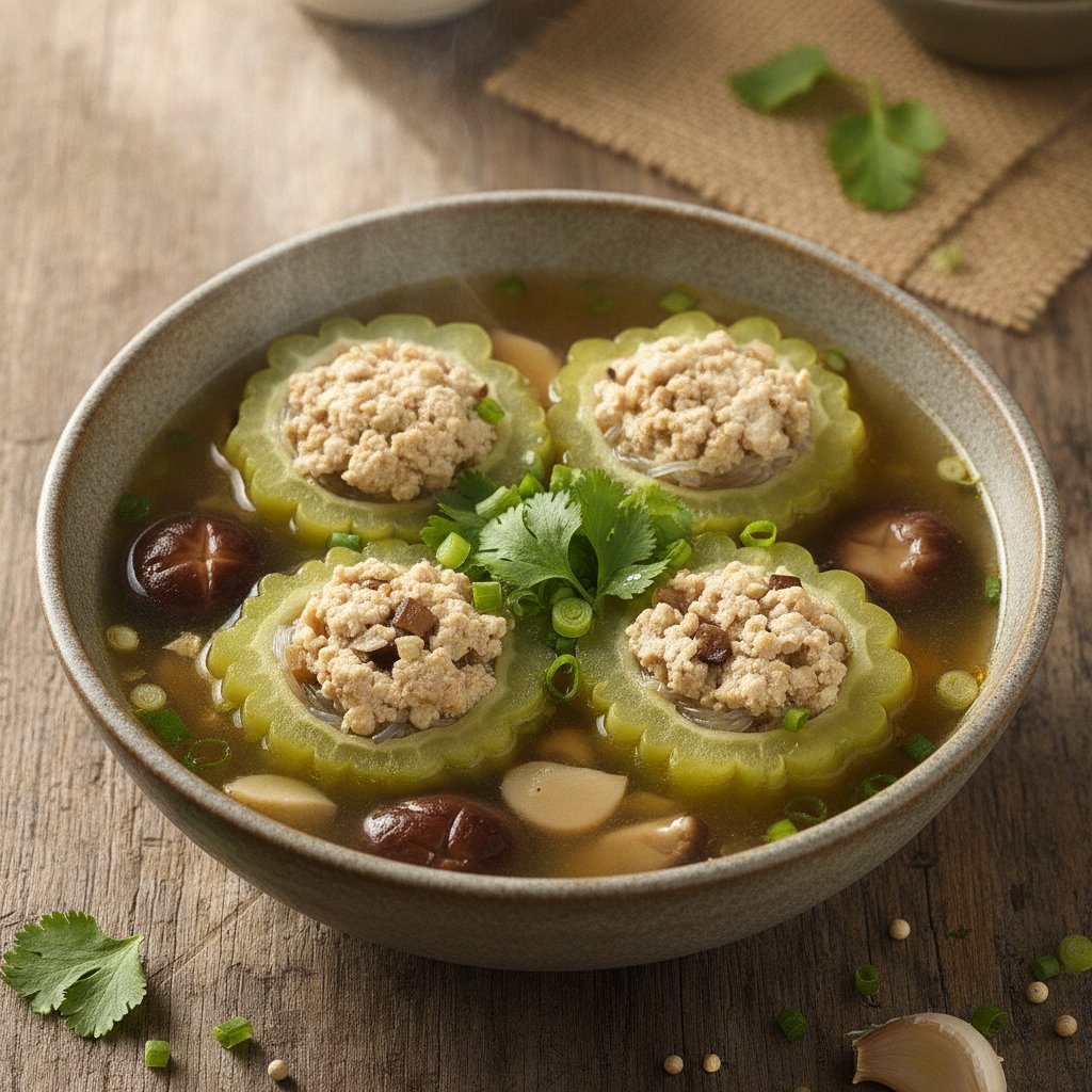 Stuffed Bitter Melon Soup