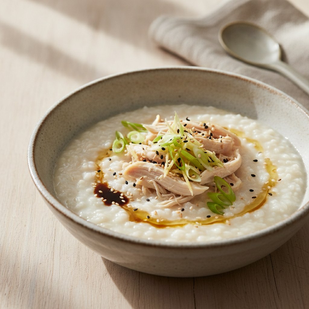 Korean Rice Porridge with Chicken (Gluten-Free)