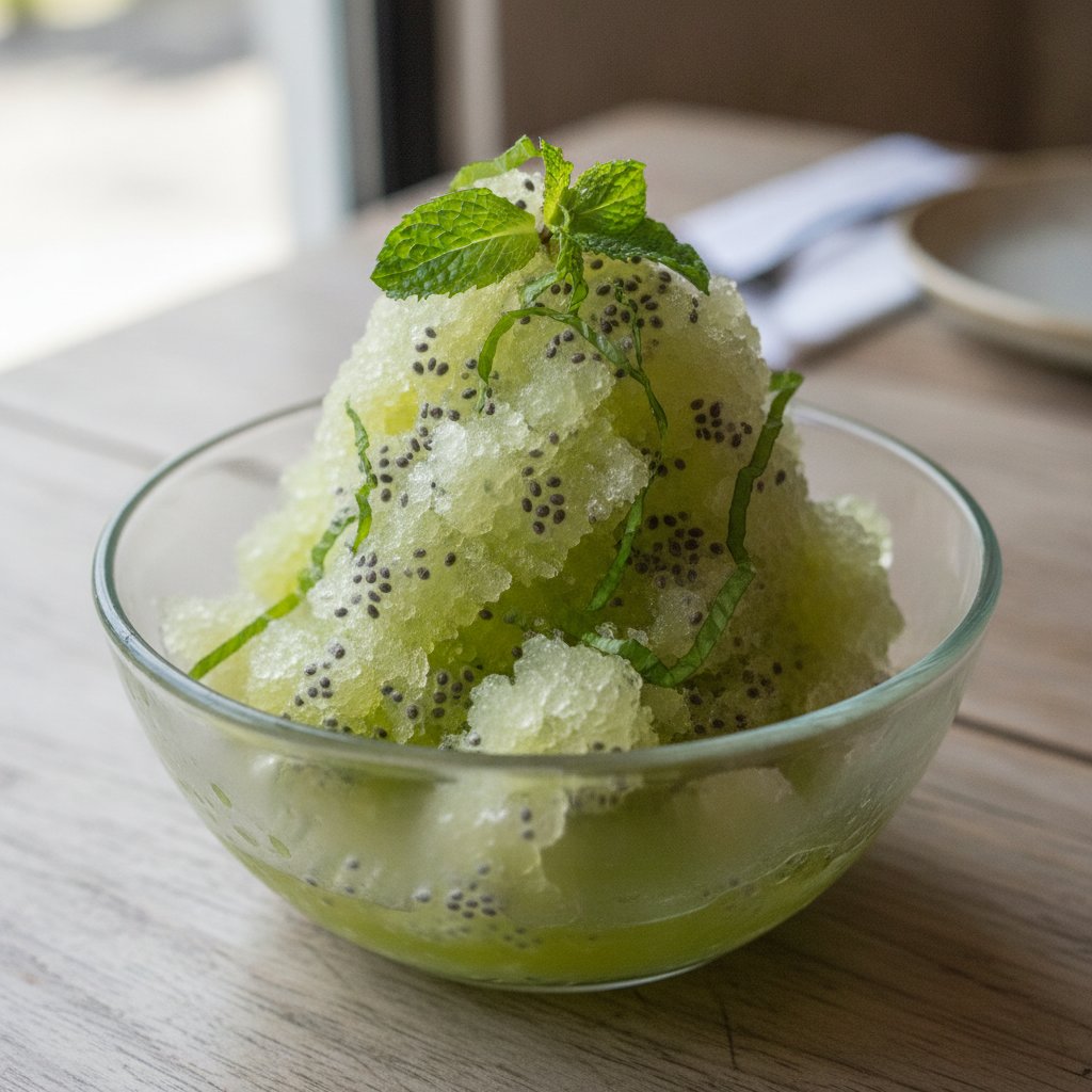 Thai Lime Basil Seed Ice