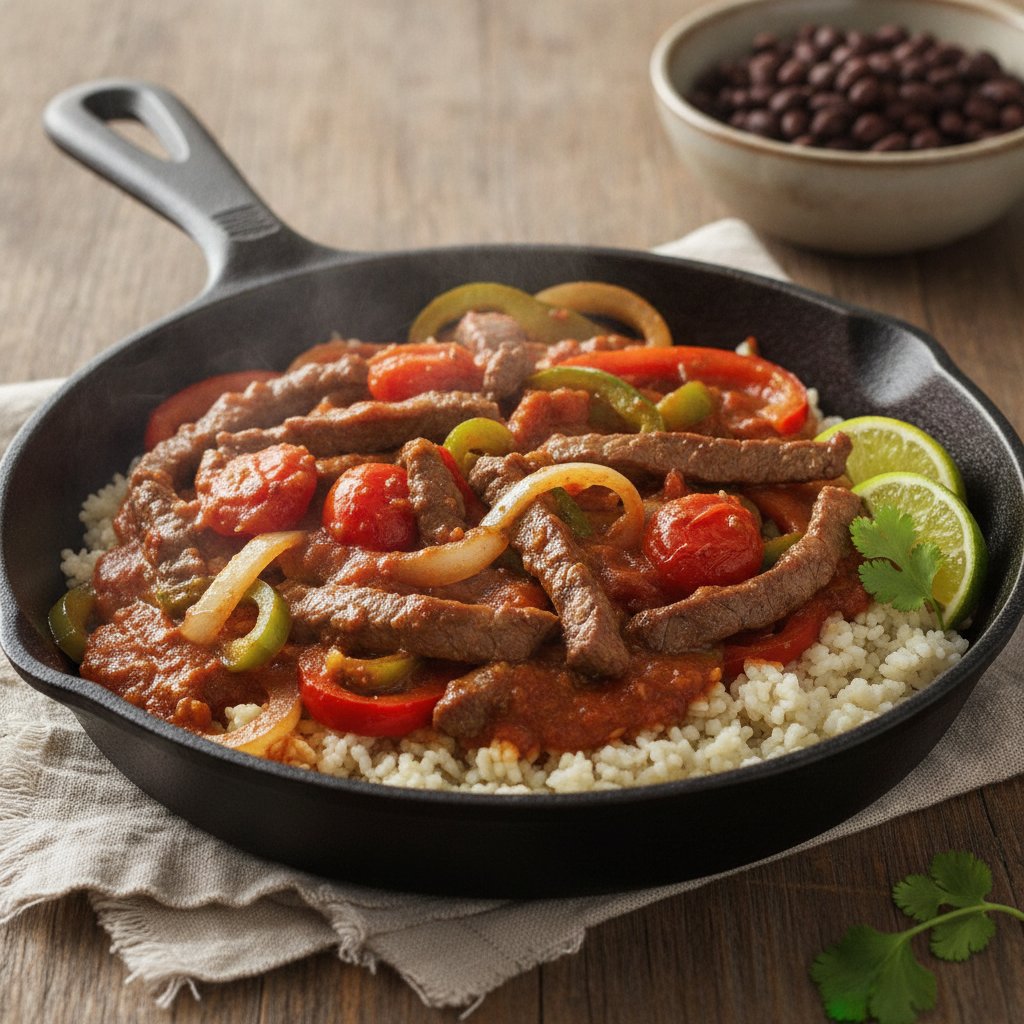 Sizzling Beef Skillet (Low-Calorie)