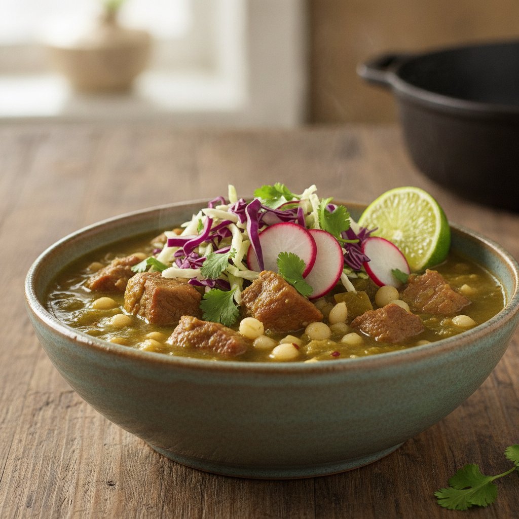 Pork and Green Chile Posole Verde
