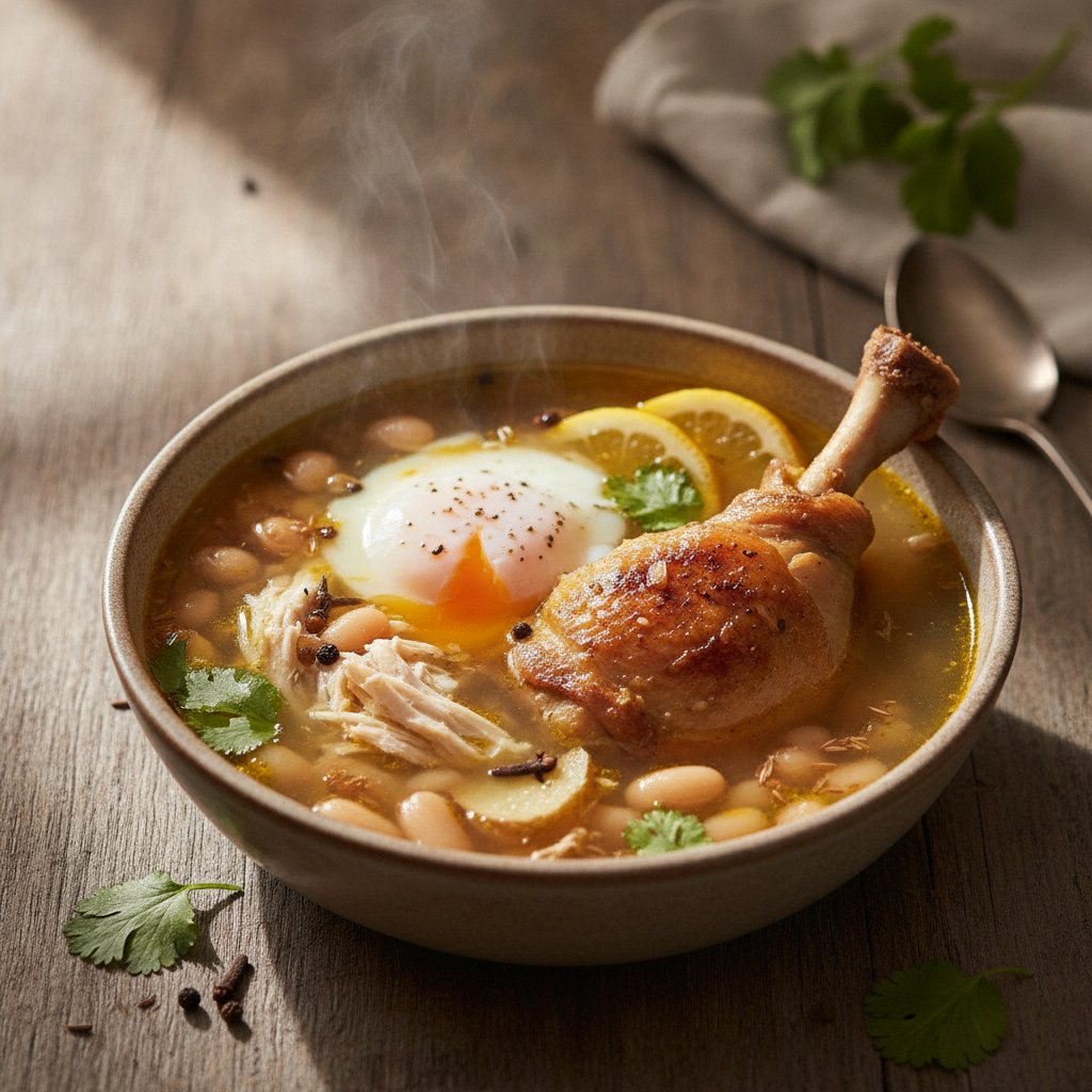 Spiced Chicken Clear Soup (High-Protein)