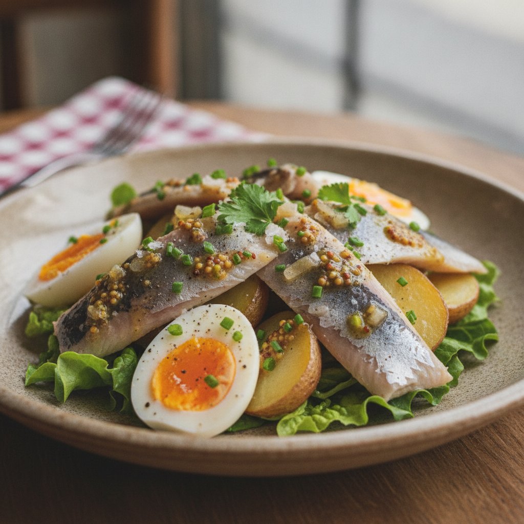 Herring and Potato Egg Salad
