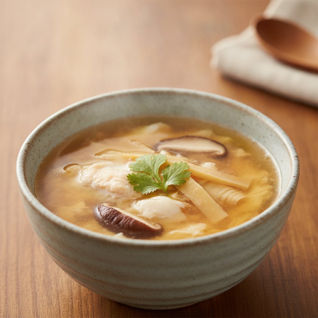 Steamed Savory Egg Custard (Low-Chol)