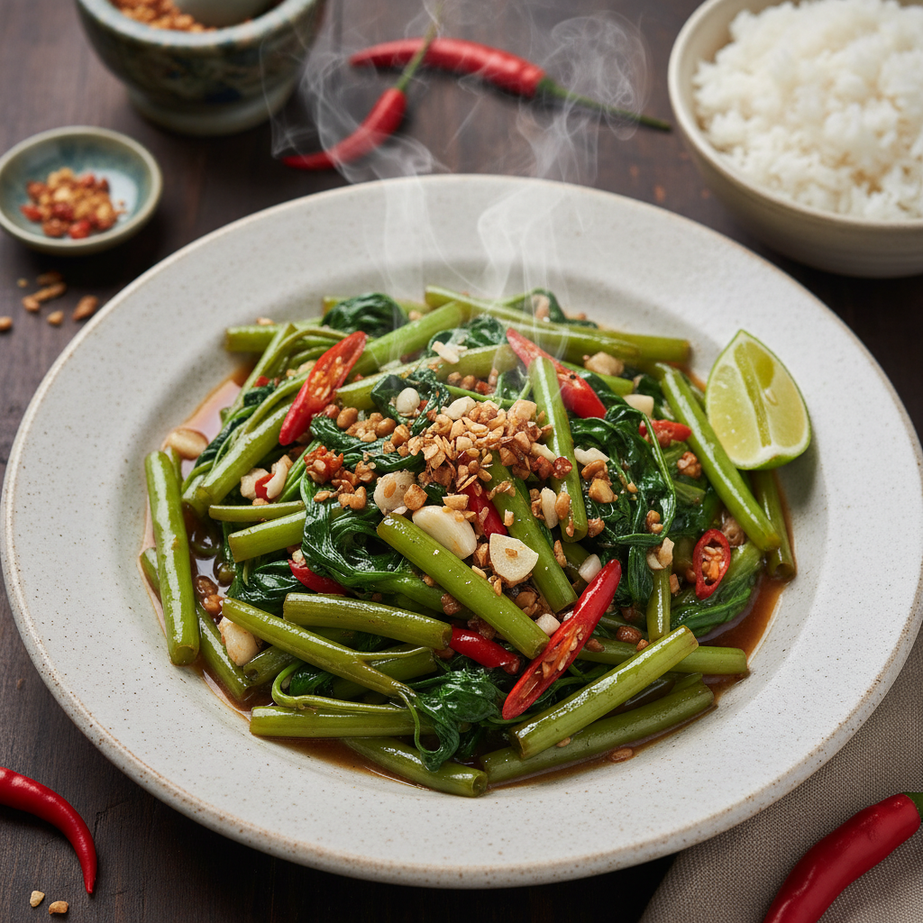 Pad Pak Bung Fai Daeng