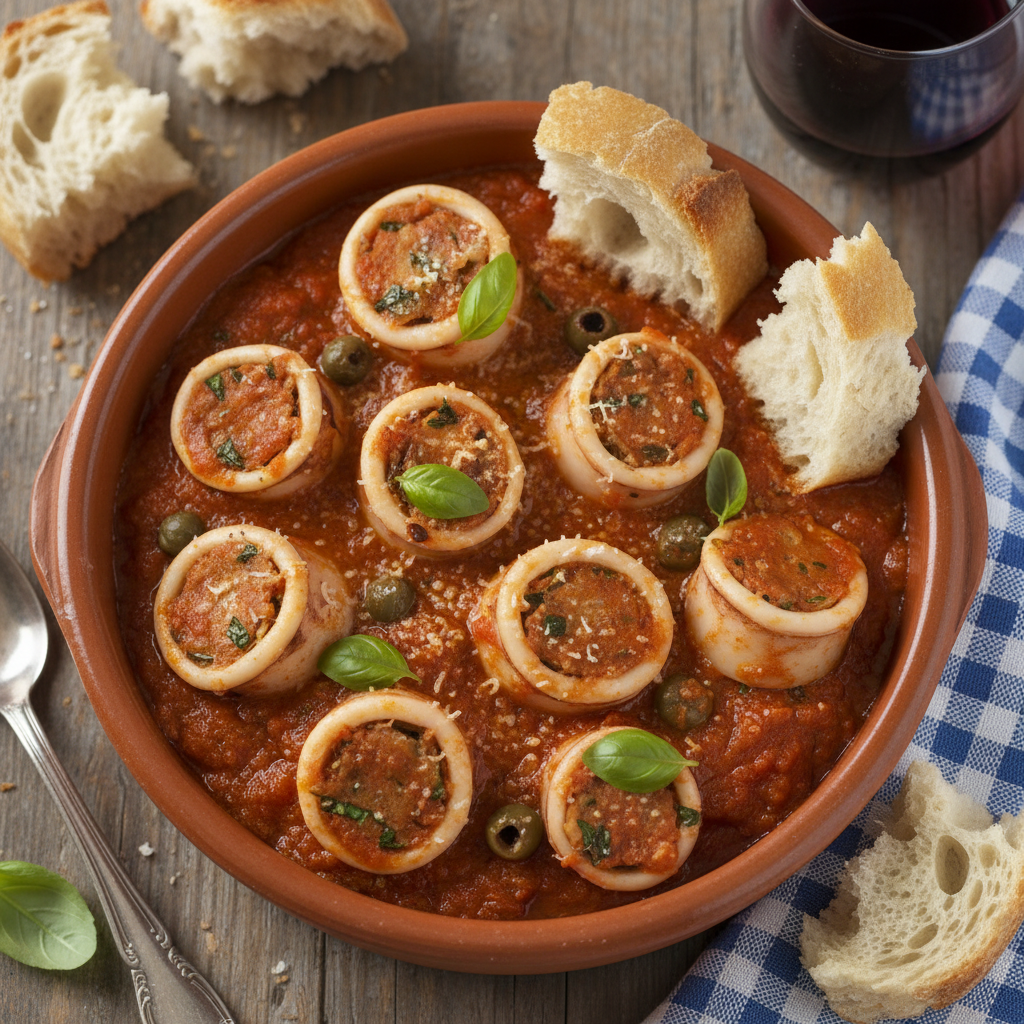 Calamari Ripieni al Pomodoro Napoletani