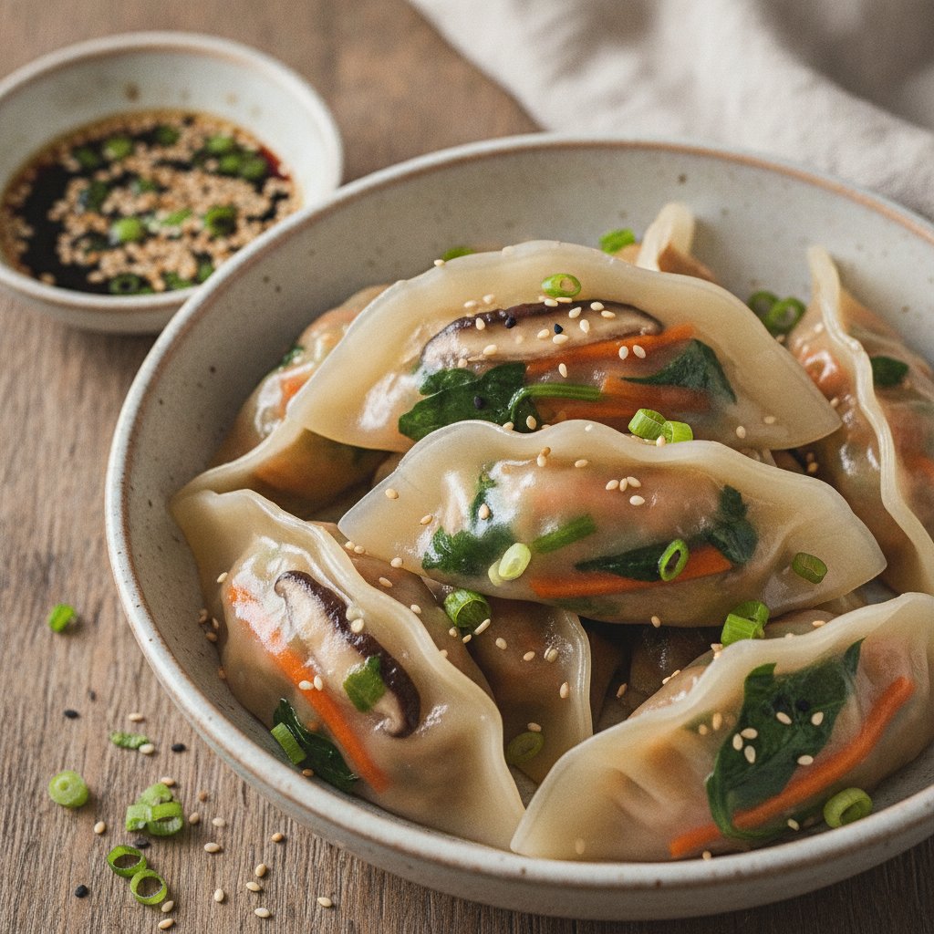 Vegetable Glass Noodle Dumplings