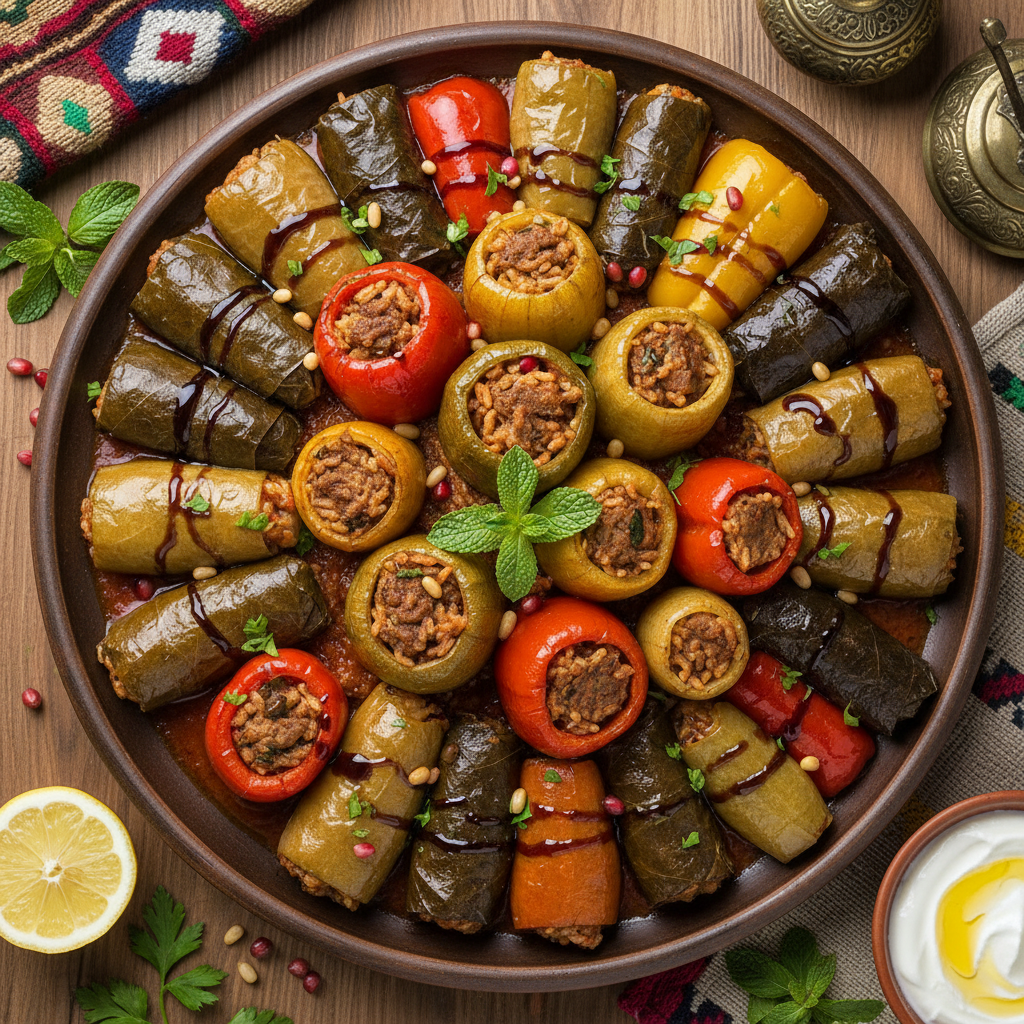 Vegetable Dolma Iraqi Mixed
