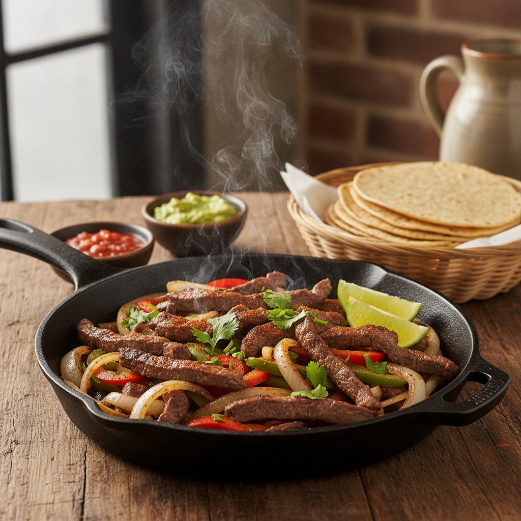 Sizzling Steak and Onions