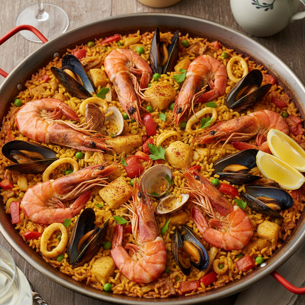 Seafood Paella