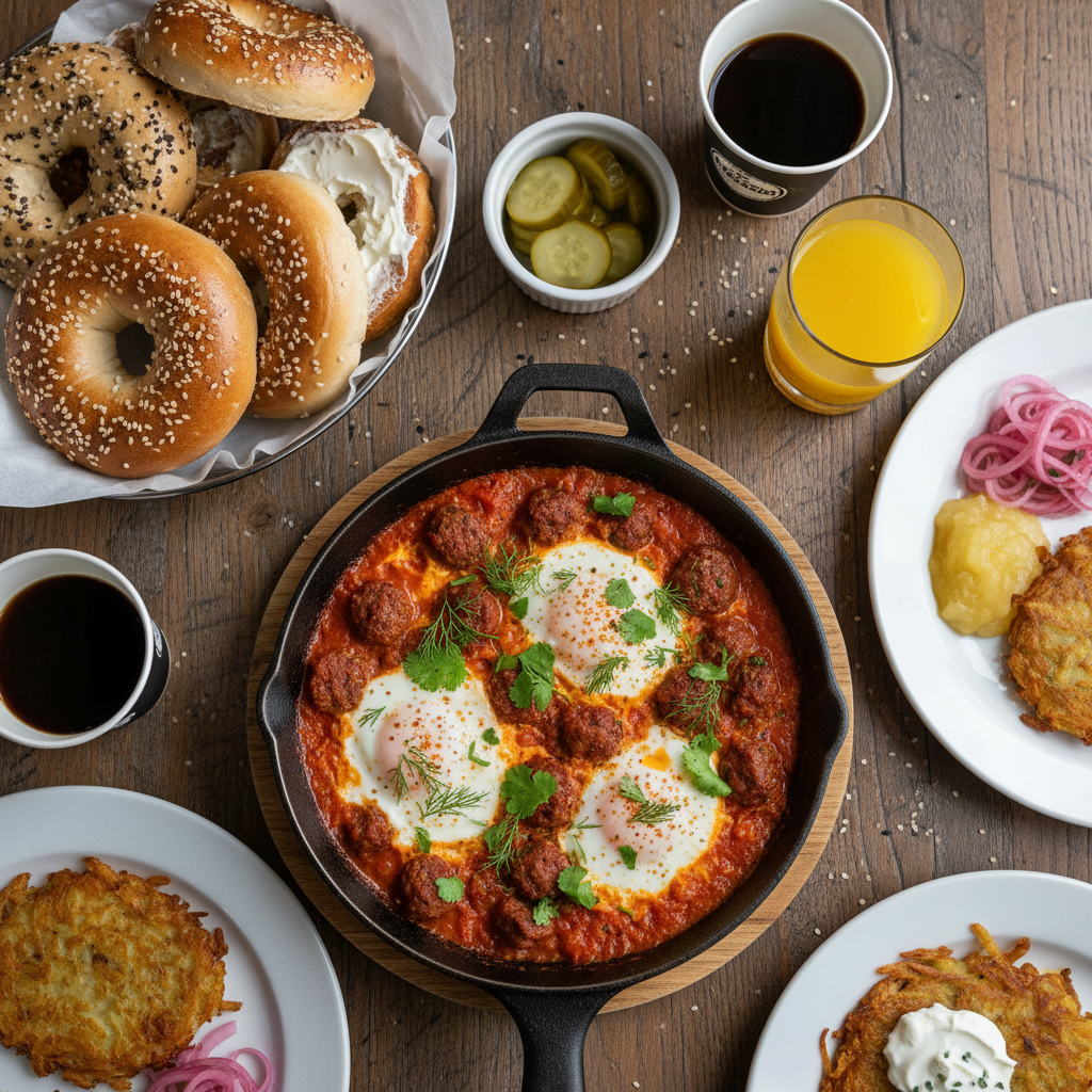 New York Jewish Shakshuka Brunch