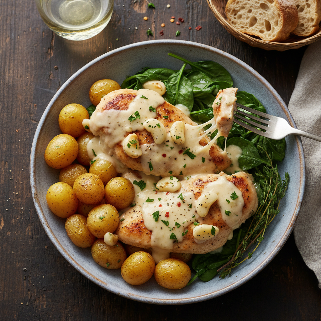 Creamy Garlic Chicken