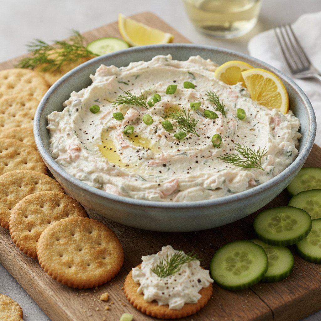 Seattle smoked salmon dip