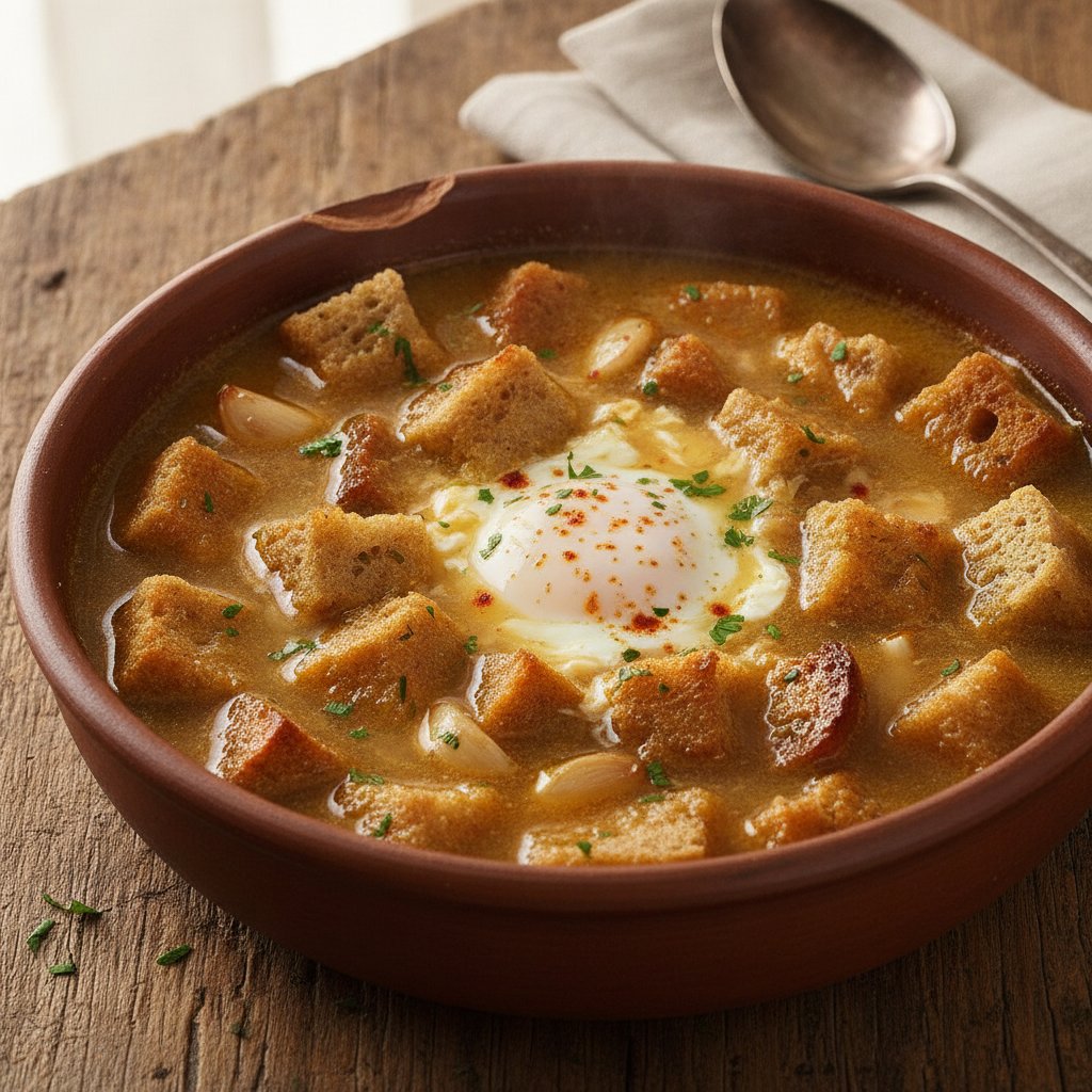 Garlic Bread Soup (Gluten-Free)
