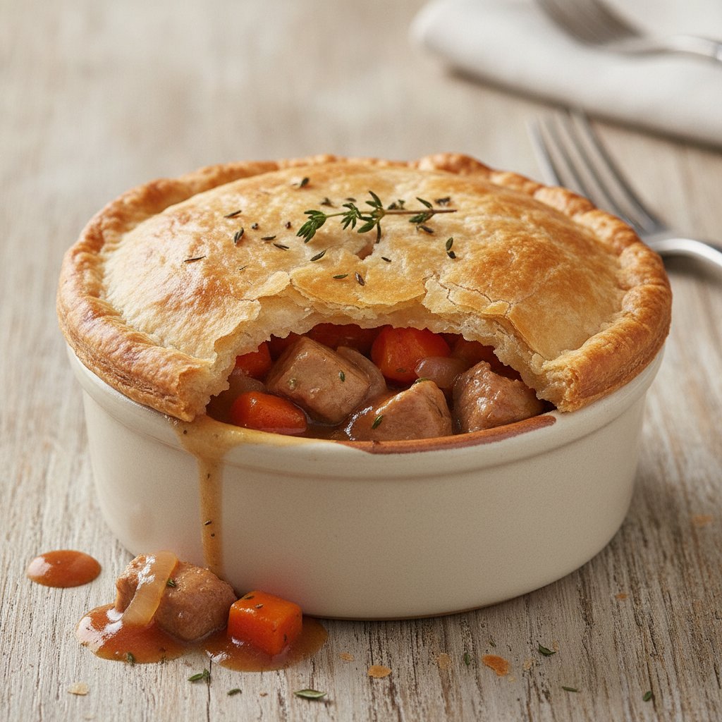 Country Meat Pie (Low-Calorie)