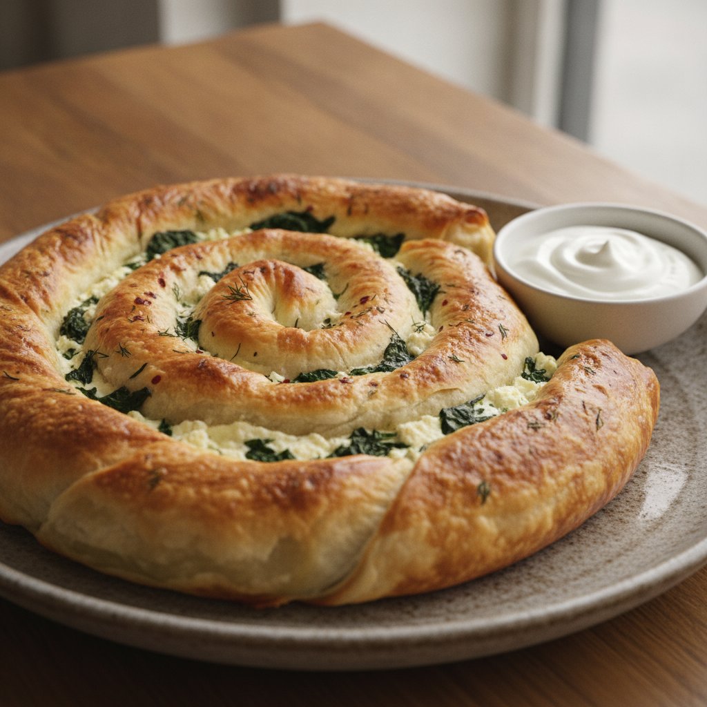 Baked Spinach Cheese Pastry (High-Protein)