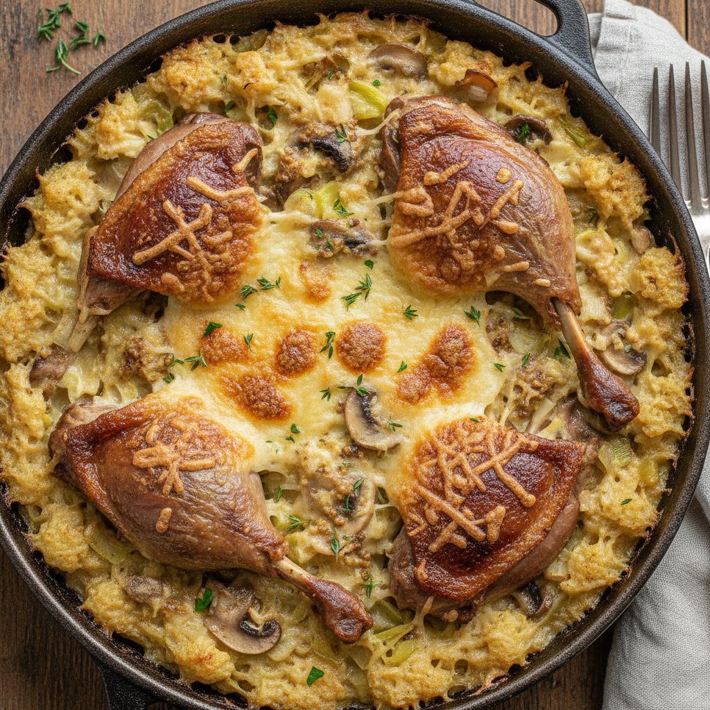 Baked Duck Rice Casserole (Keto)