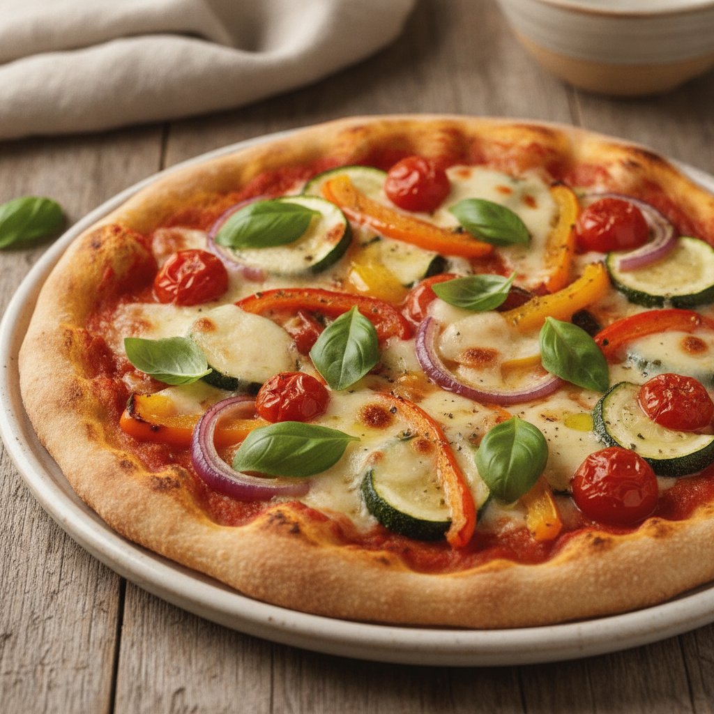 Roasted Vegetable Pizza (Gluten-Free)