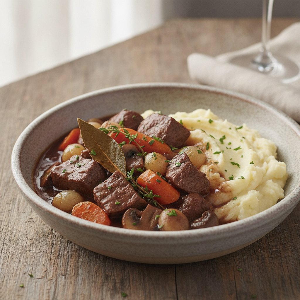 Baked Beef and Red Wine Stew (Low-Chol)