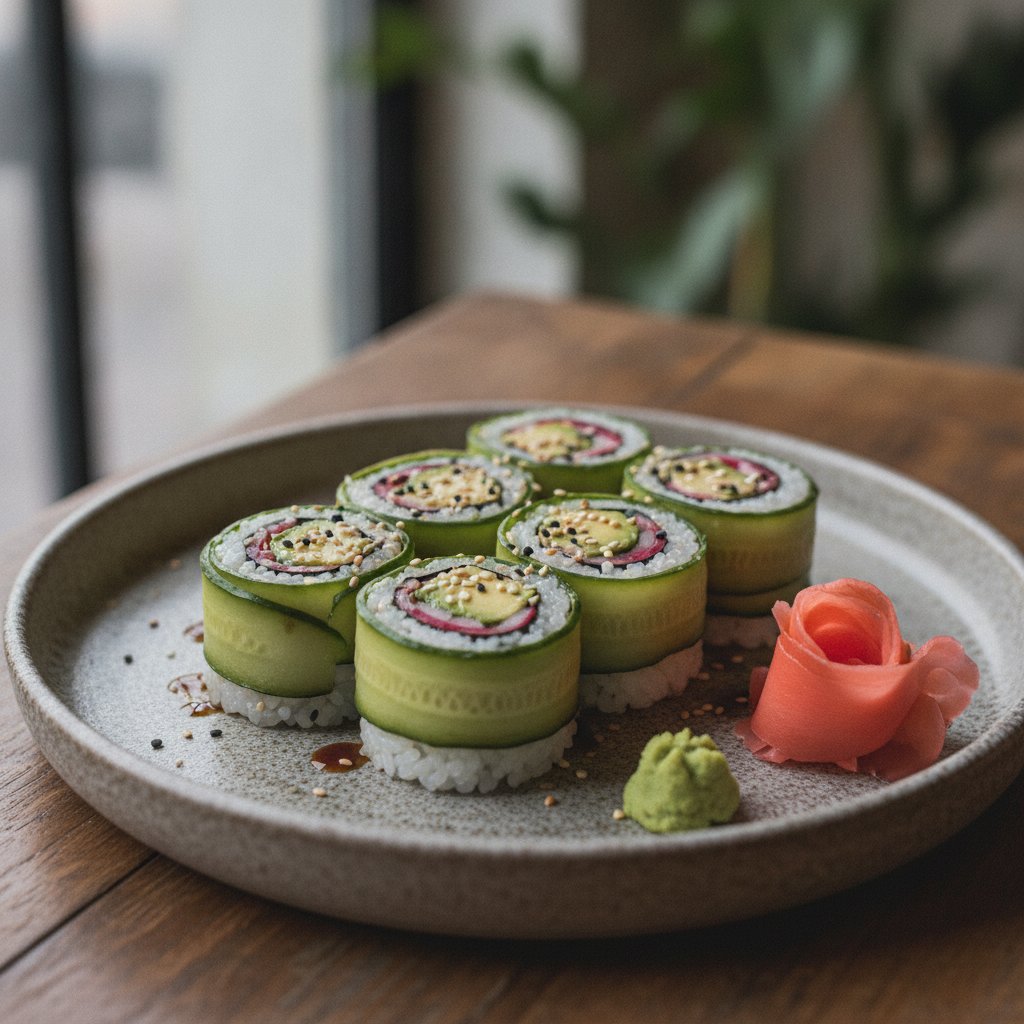 Cucumber Rice Rolls