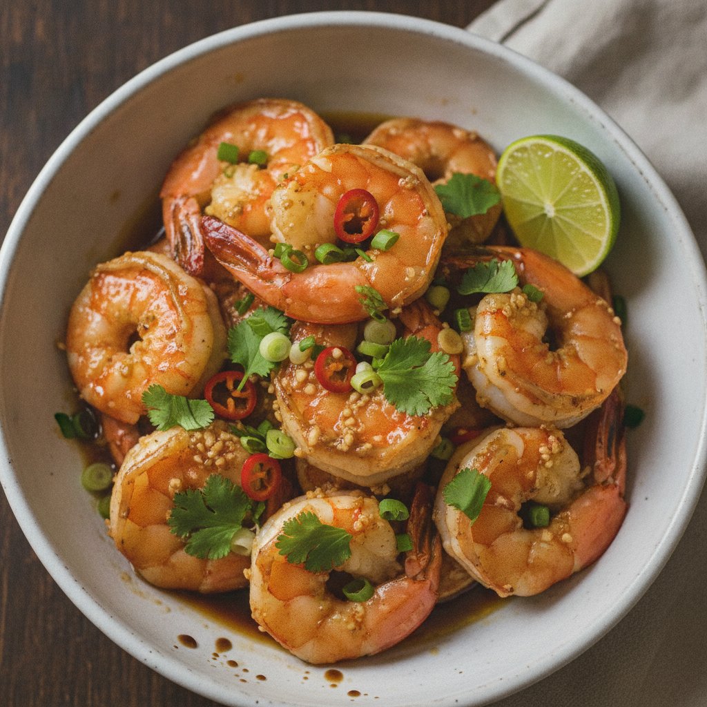 Grilled Shrimp with Garlic Butter