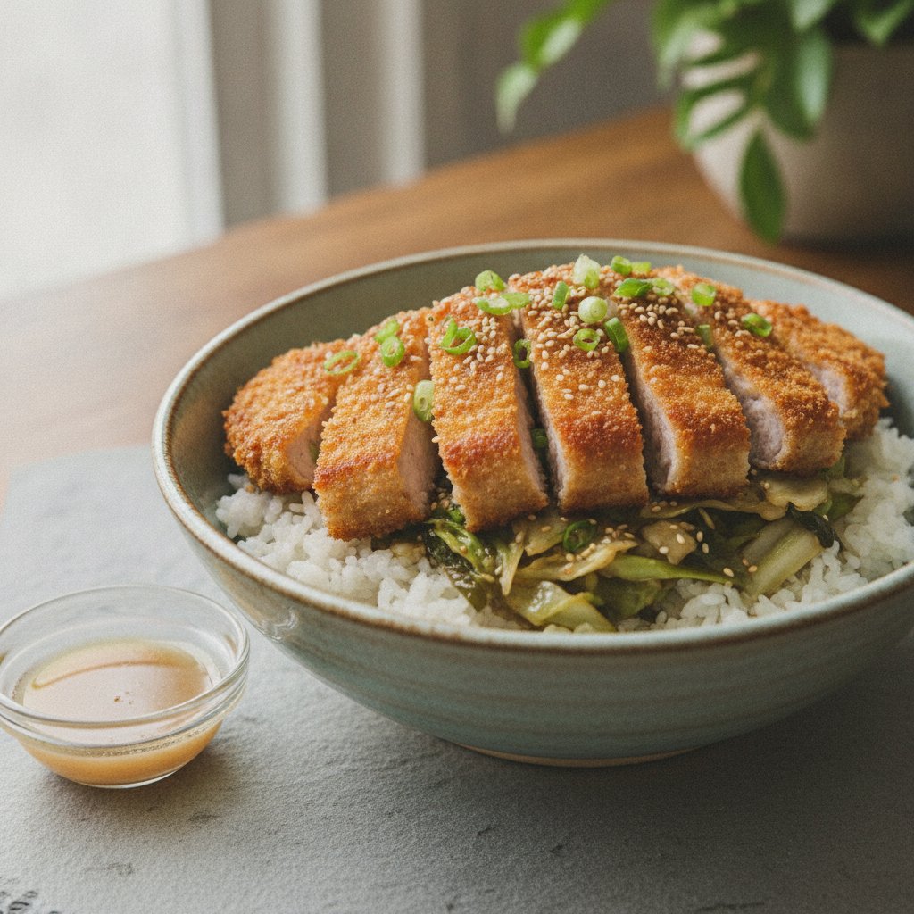 Fried Pork and Cabbage Bowl (Low-Calorie)