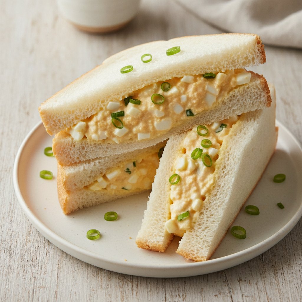 Japanese Egg Salad Sandwich (Low-Chol)