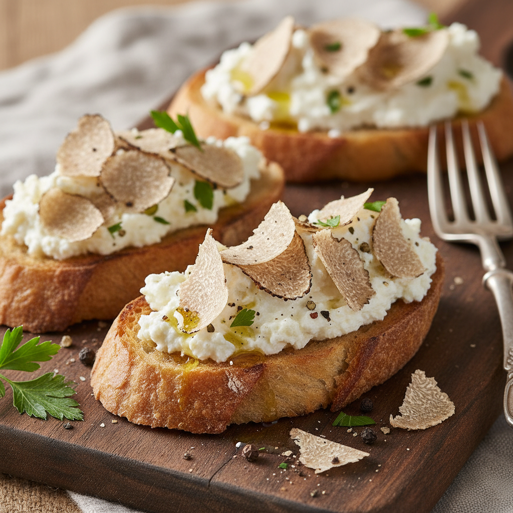 Crostini al Tartufo Bianco Toscani
