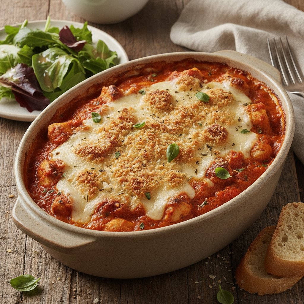 Baked Chicken Cheese Casserole