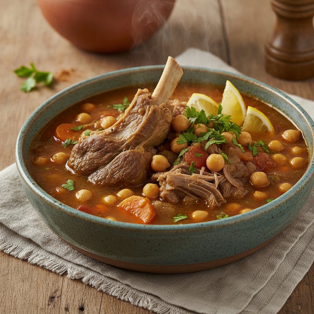 Lamb and Chickpea Soup (High-Protein)