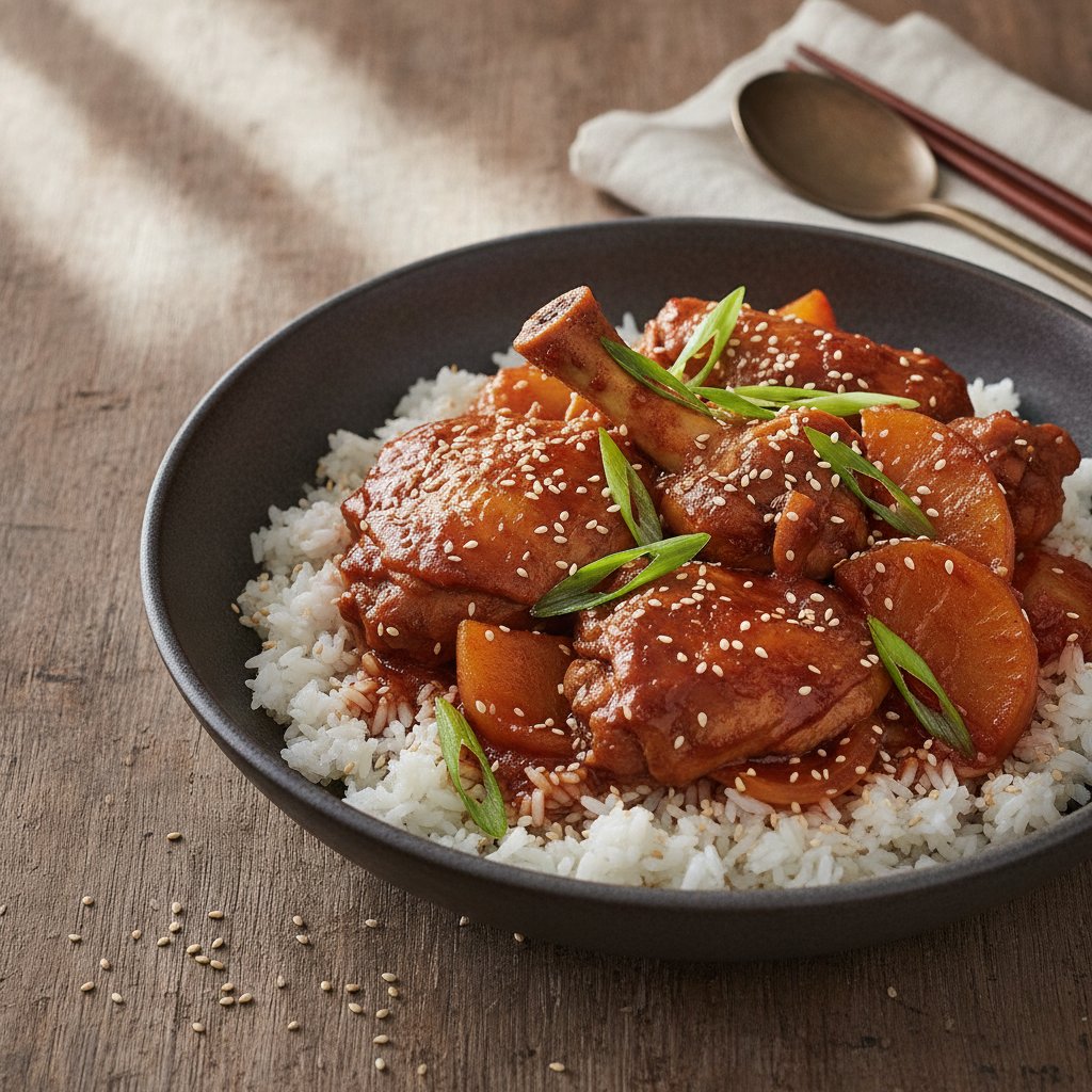 Spicy Braised Chicken Stew (Gluten-Free)