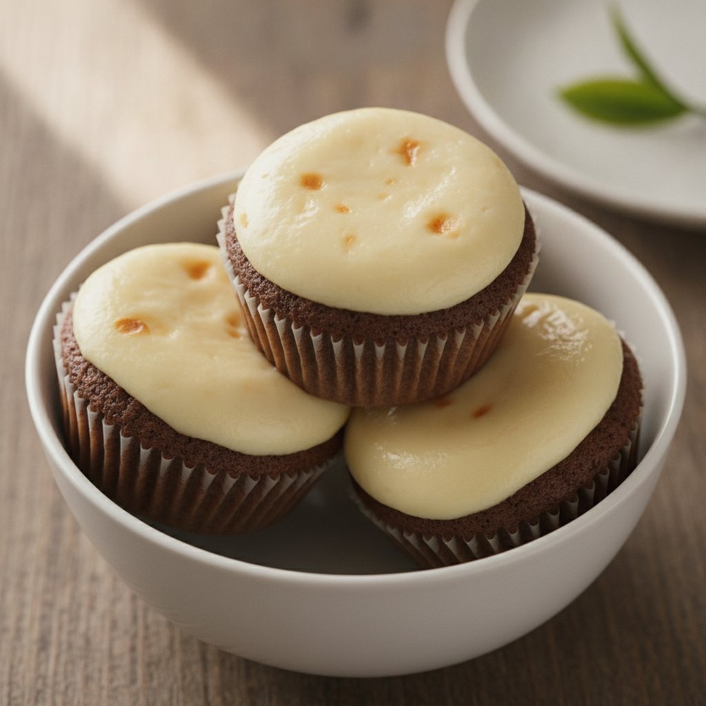 Milk Custard Cupcakes (Low-Calorie)
