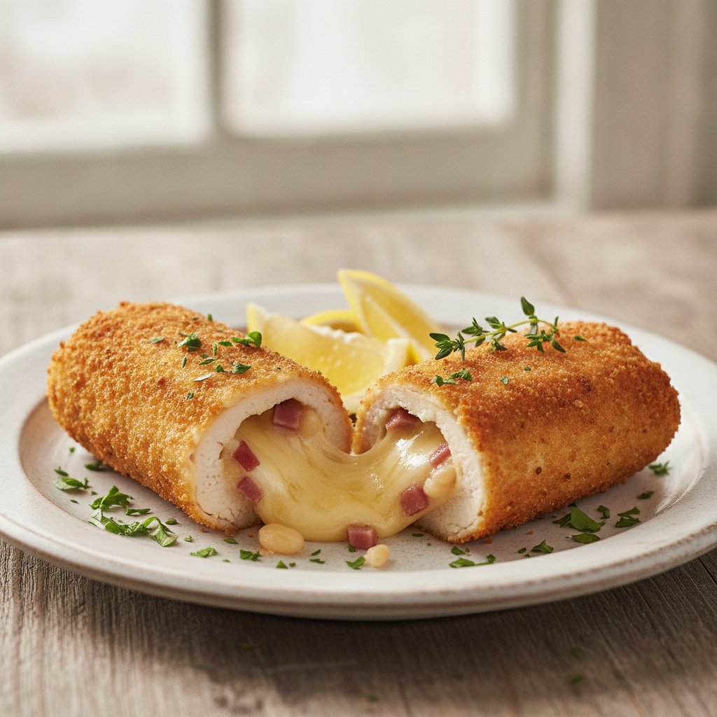 Fried Stuffed Chicken Rolls (High-Protein)