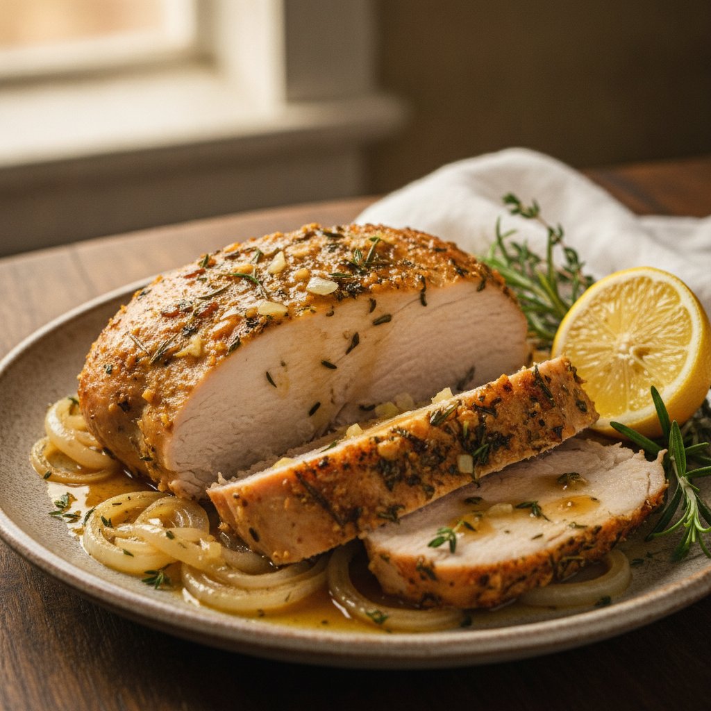 Baked Turkey Breast with Herbs