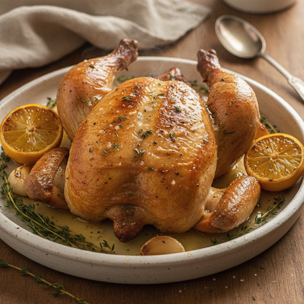 Roasted Spatchcock Chicken