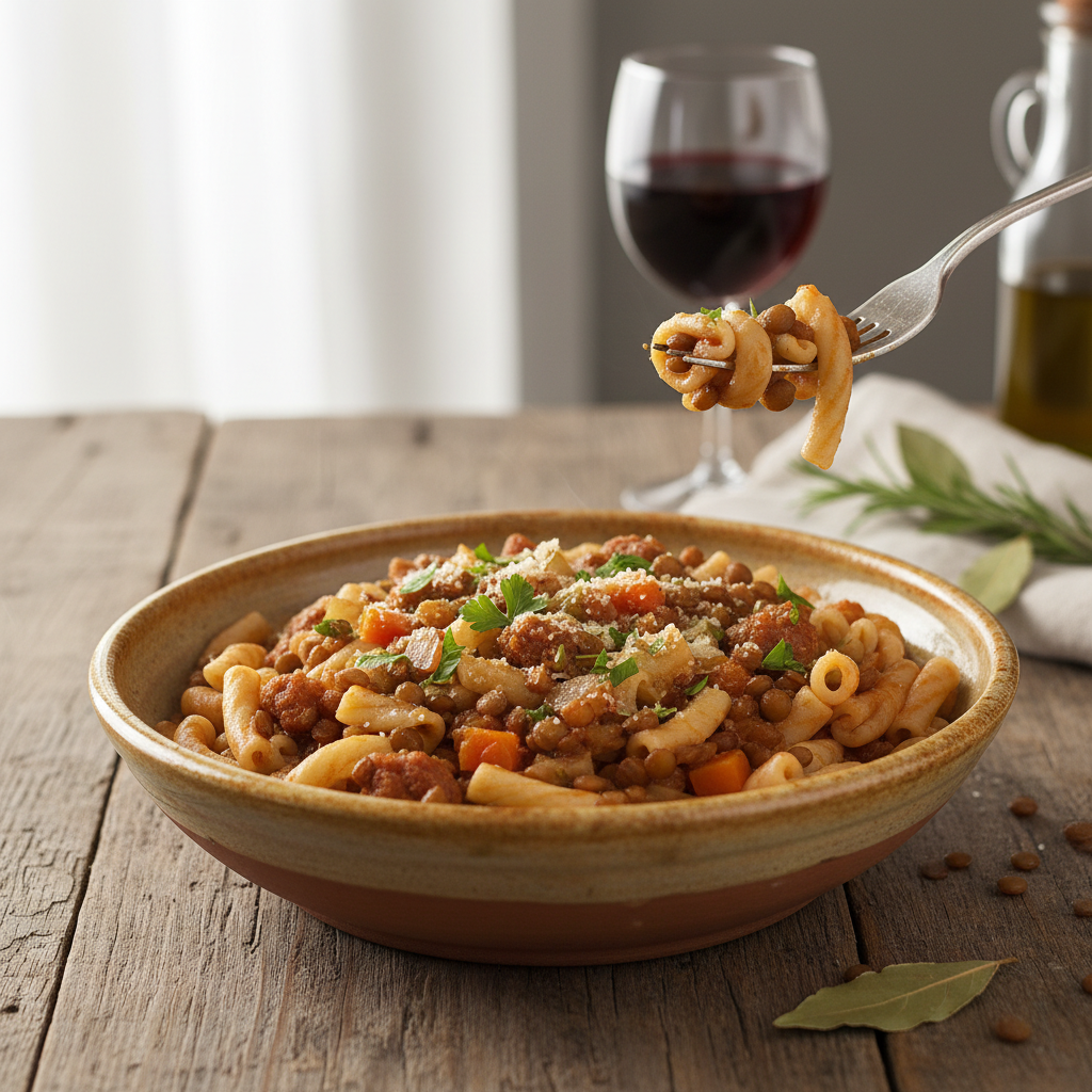 Pasta e Lenticchie Pugliese