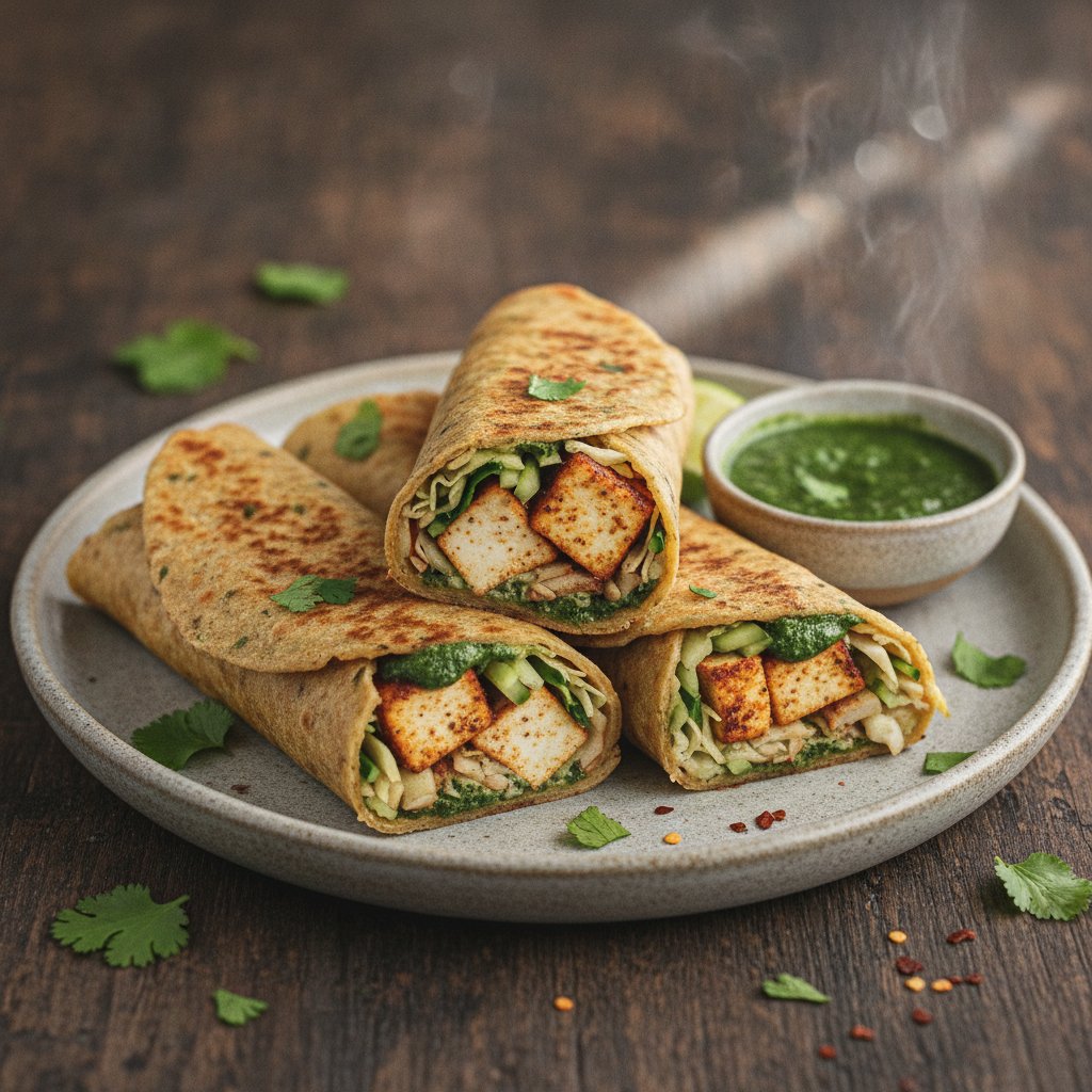 Spiced Cottage Cheese Roll (Keto)