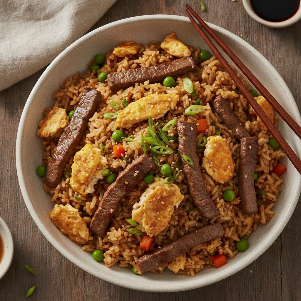 Beef Fried Rice (High-Protein)
