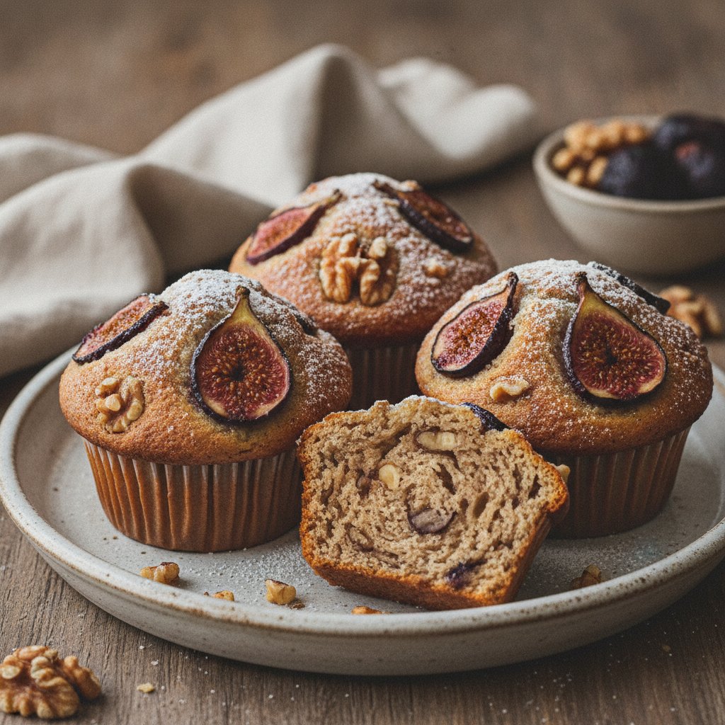 Fig and Walnut Muffins