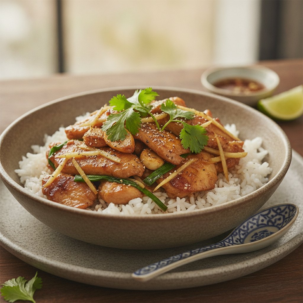 Stir-Fried Chicken with Ginger