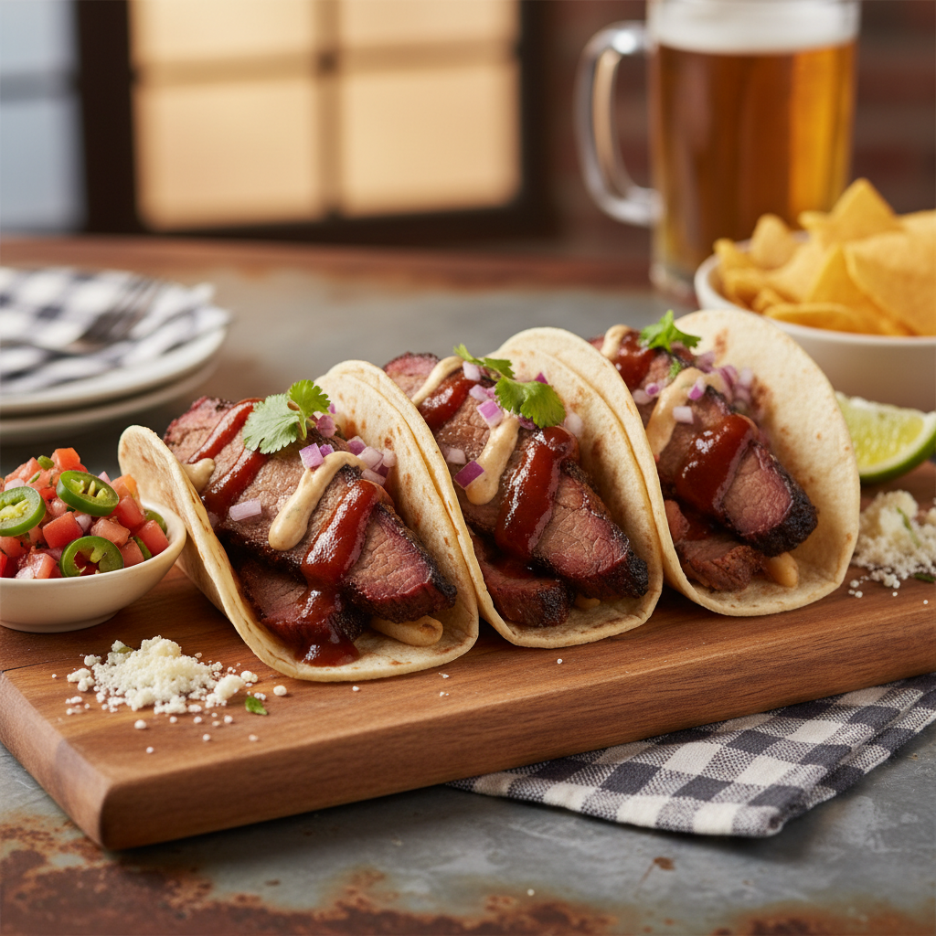 Texas Beef Brisket Tacos 