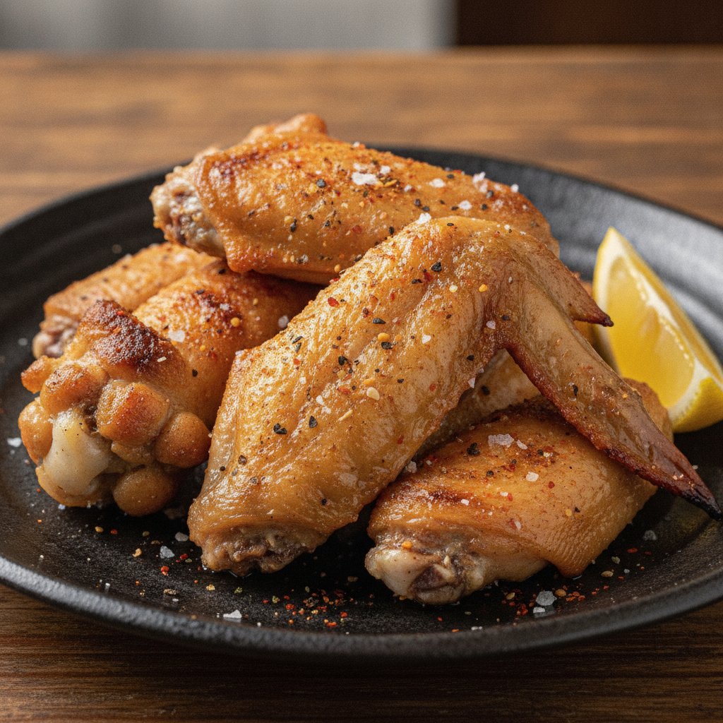 Grilled Chicken Wings with Salt