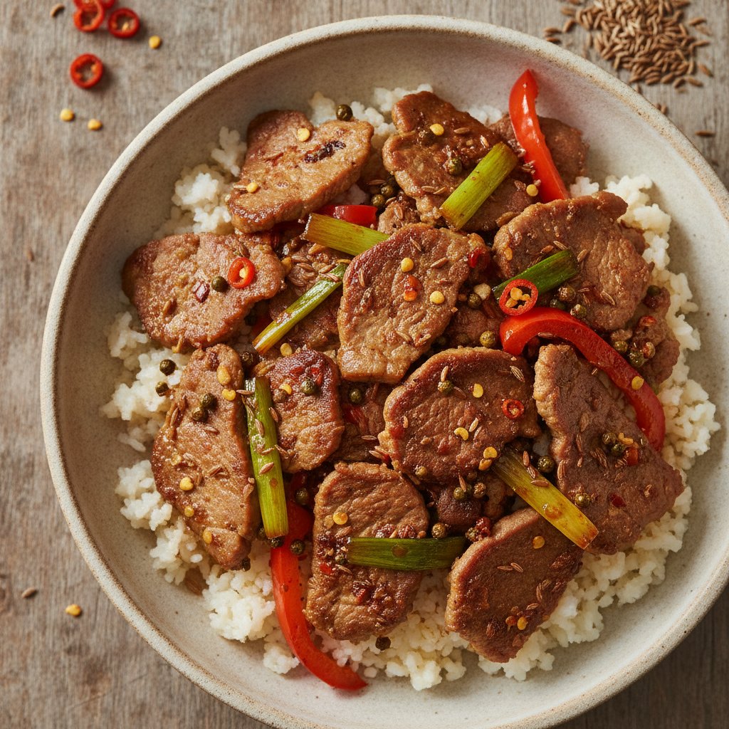 Cumin Lamb Stir Fry (Keto)