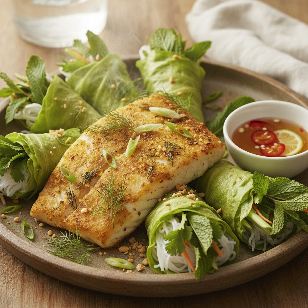 Sizzling Turmeric Fish Wraps