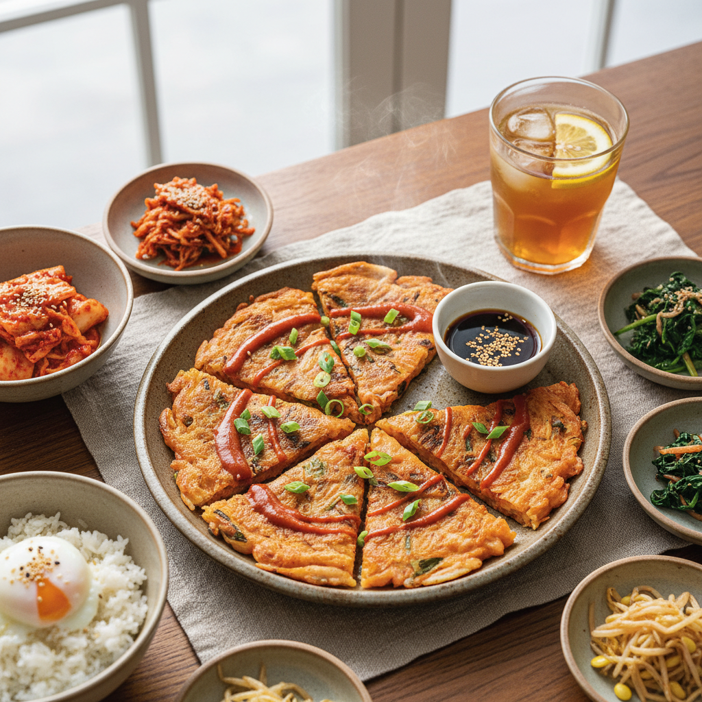 Kimchi Pancake Jeon Brunch