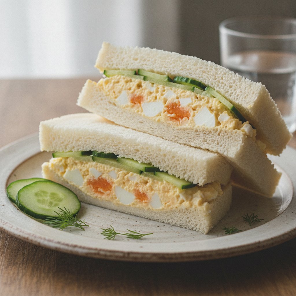 Japanese Egg Salad Sandwich (Low-Calorie)